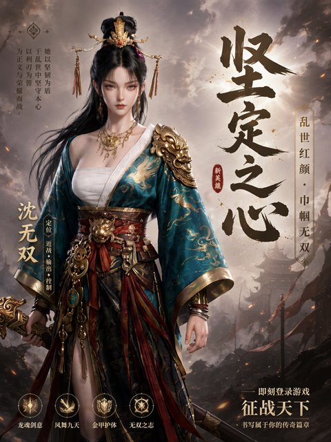 游戏角色多市场版本素材